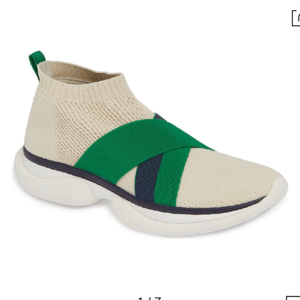 TORY SPORT Mid Top Sock Sneaker NWT